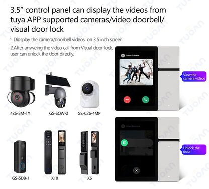 Tuya 3.5" Touch Smart Wall Panel
