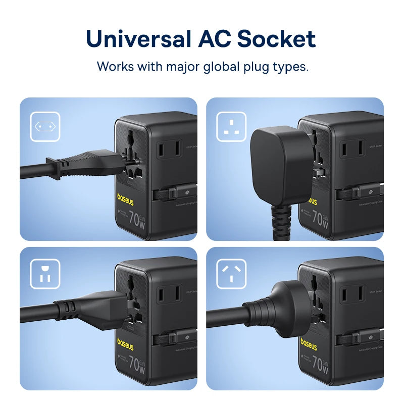 Baseus GaN Charger Universal  Travel 70W
