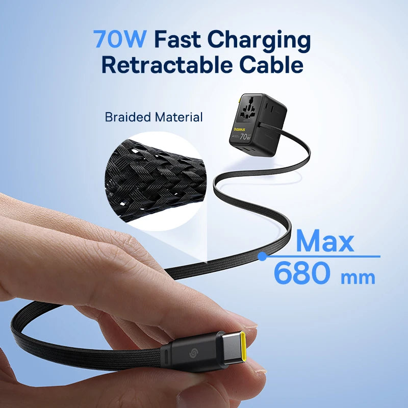 Baseus GaN Charger Universal  Travel 70W