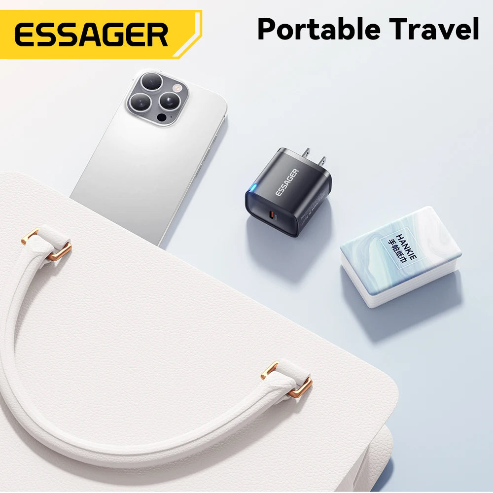 Essager Mini 30W Type C Charger PD QC3.0