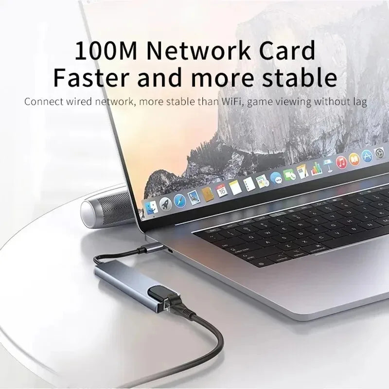 موزع USB-C متعدد المنافذ 8 في 1 / 11 في 1