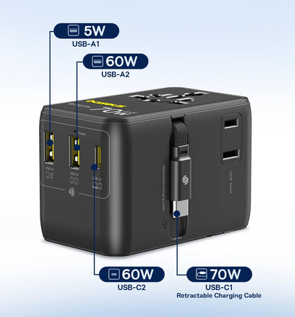 Baseus GaN Charger Universal  Travel 70W