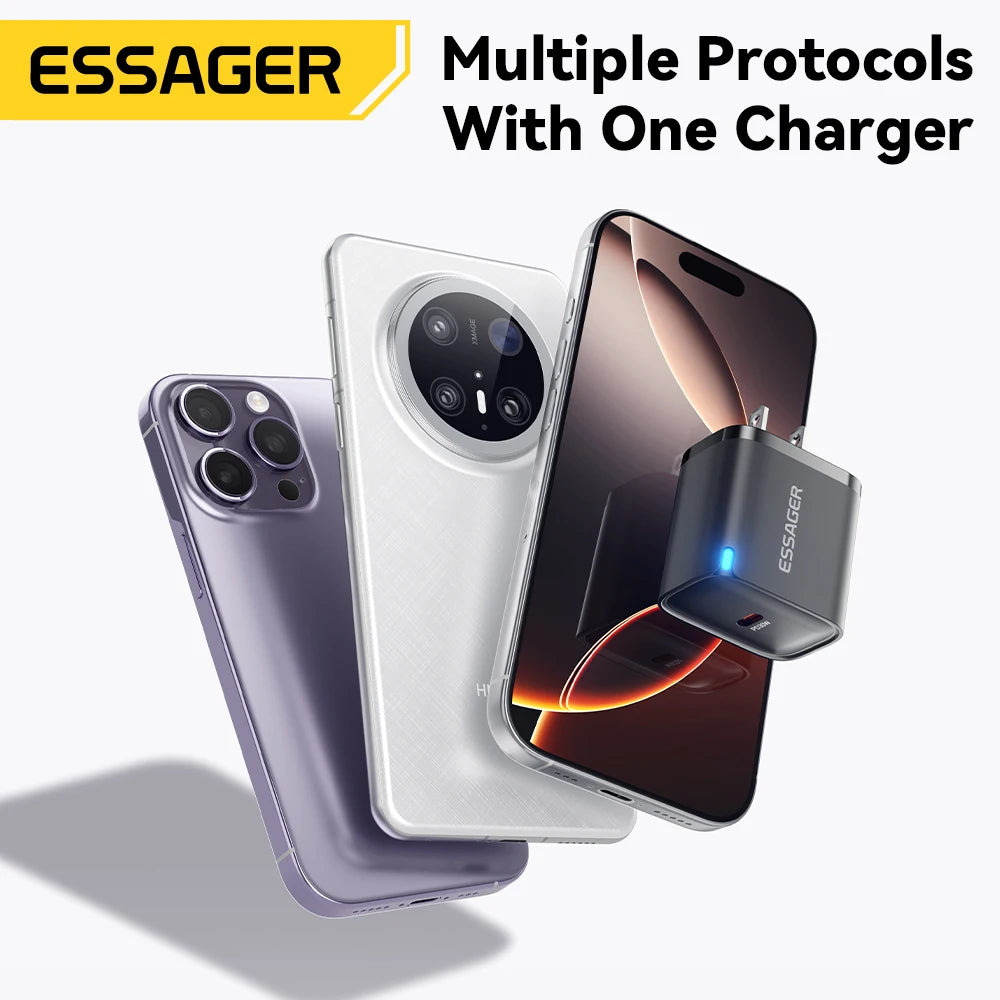 Essager Mini 30W Type C Charger PD QC3.0