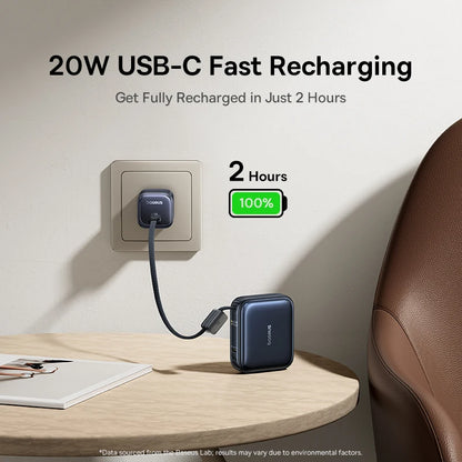 Baseus 45W Mini Power Bank 10000mAh Built-In USB-C Cable