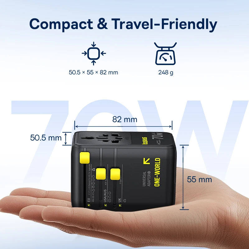 Baseus GaN Charger Universal  Travel 70W