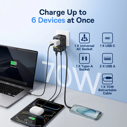 Baseus GaN Charger Universal  Travel 70W