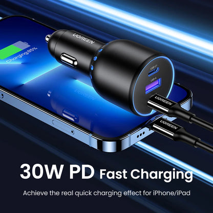شاحن سيارة UGREEN سريع 130 وات USB-C