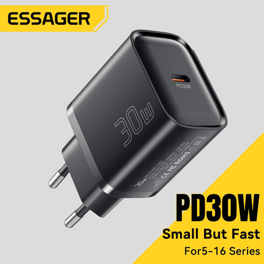 Essager Mini 30W Type C Charger PD QC3.0