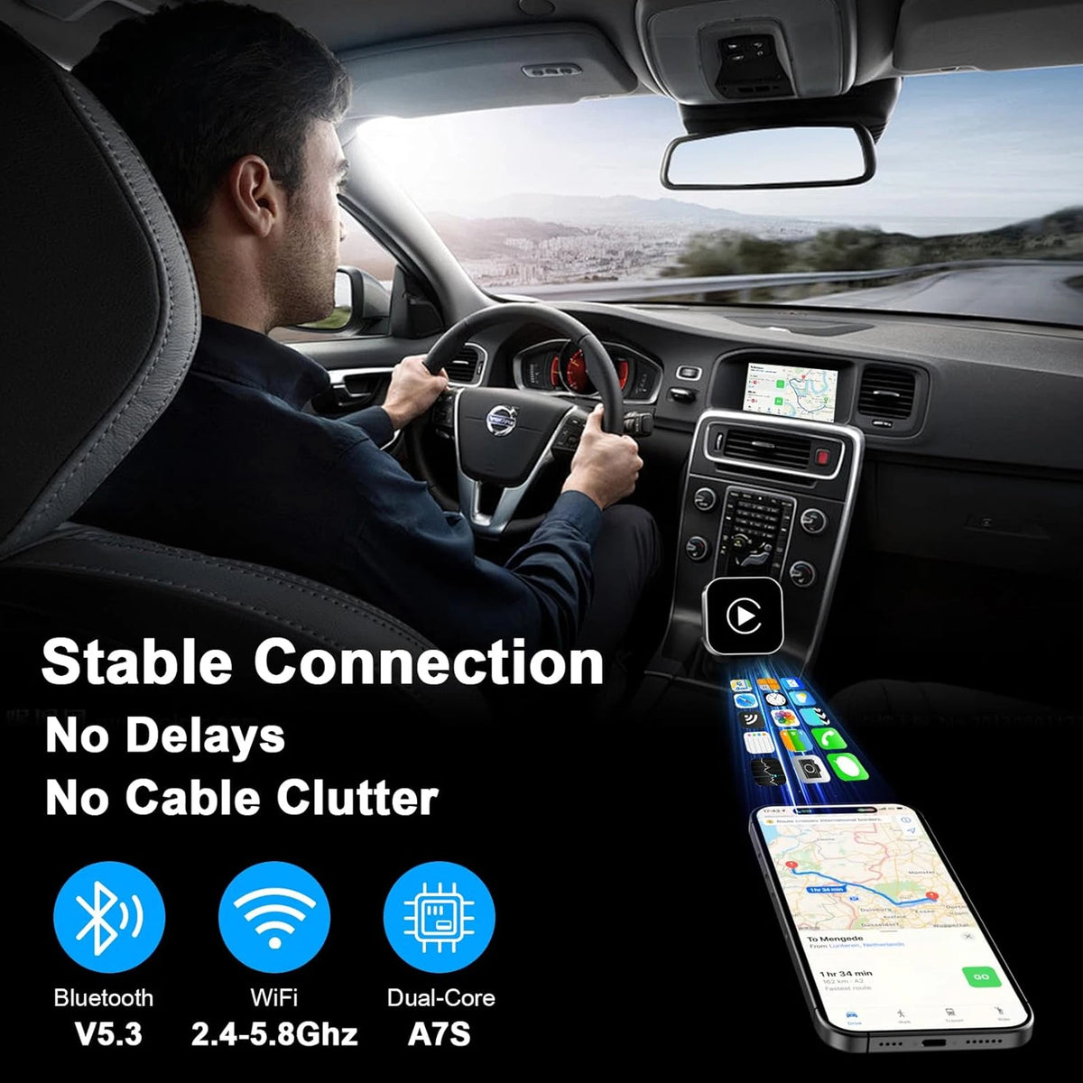 Wireless CarPlay Android Auto Adapter