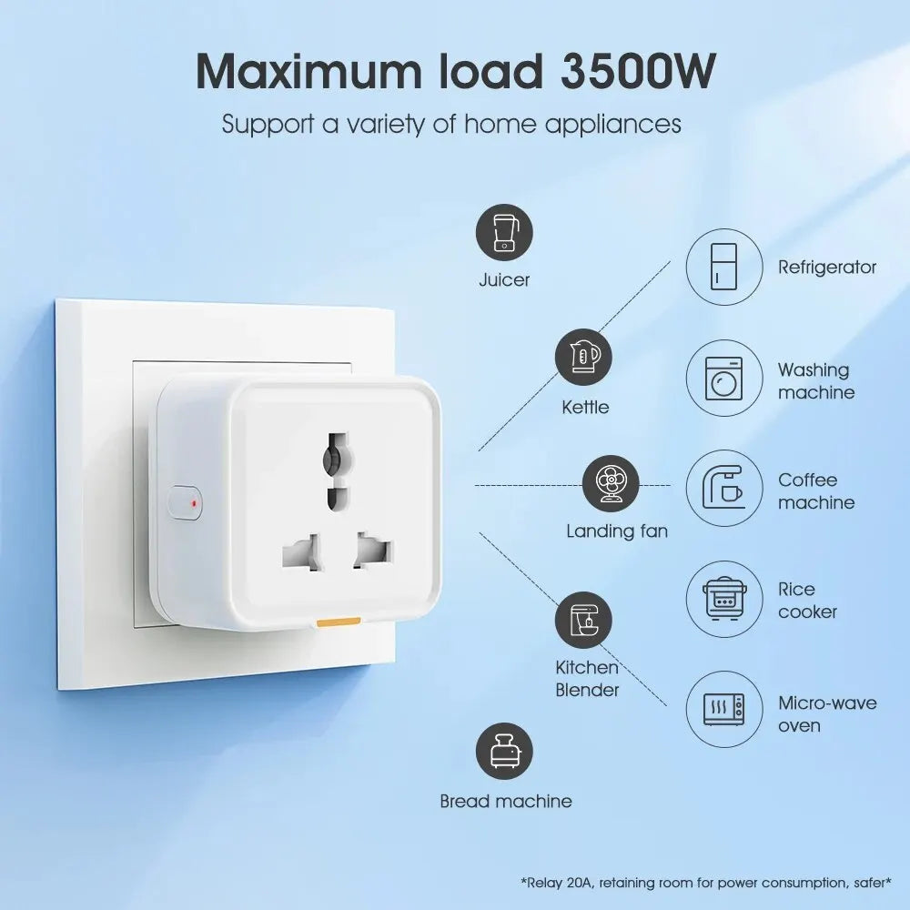 Wireless WIFI Plug Socket UK EU US Universal 16A