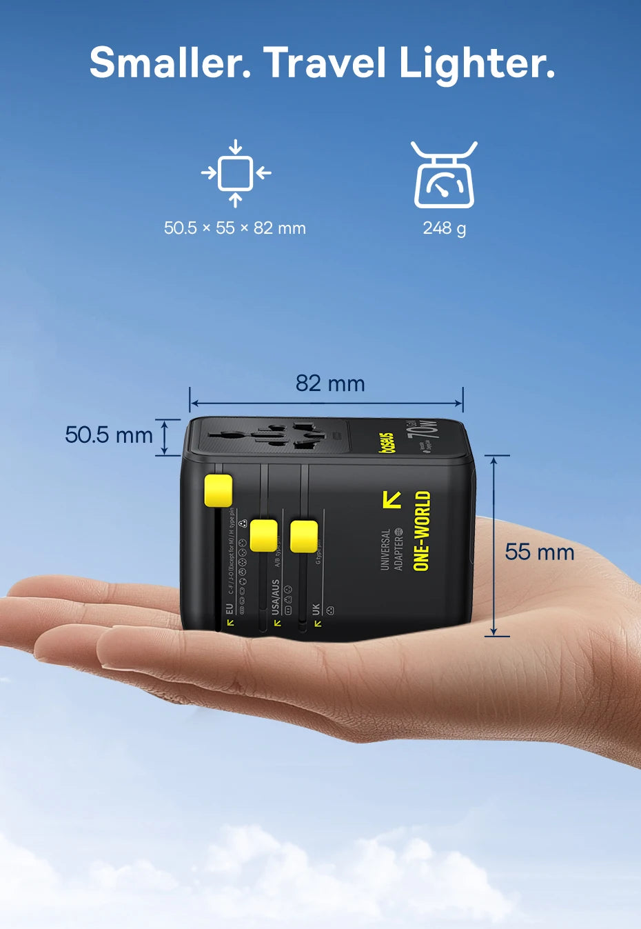 Baseus GaN Charger Universal  Travel 70W