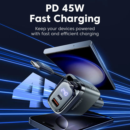 Toocki Car Charger 105W 4 In 1