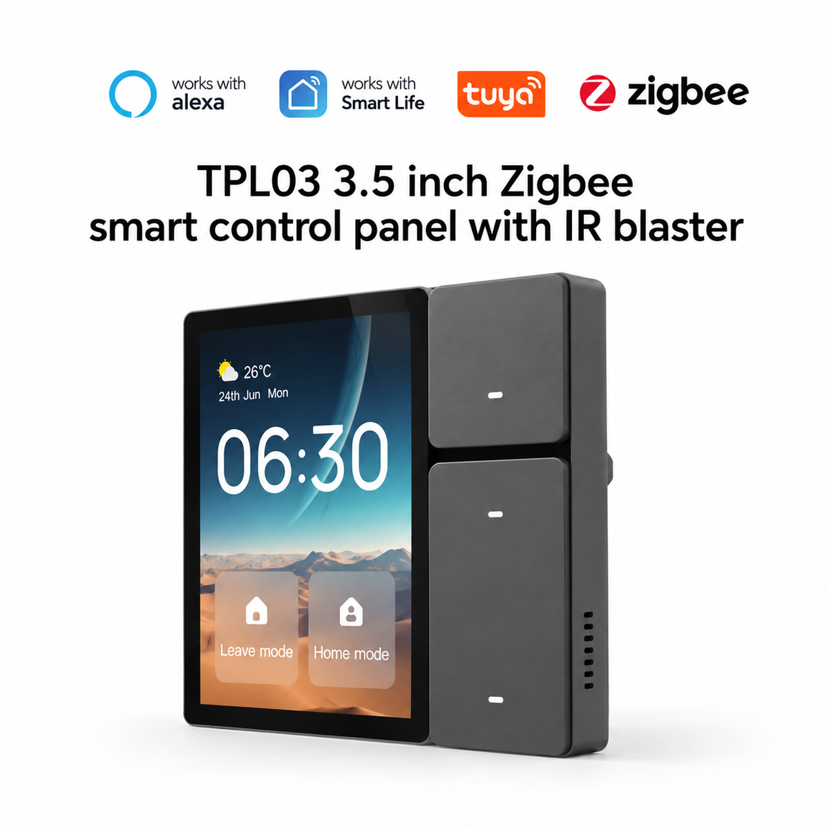 Tuya 3.5" Touch Smart Wall Panel
